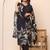 Women Floral Printed Regular Thread Work Pure Cotton Kurta with Trousers & With Dupatta