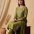 Women Ethnic Motifs Printed Regular Thread Work Kurta with Trousers & With Dupatta