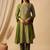 Women Ethnic Motifs Printed Regular Thread Work Kurta with Trousers & With Dupatta