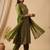 Women Ethnic Motifs Printed Regular Thread Work Kurta with Trousers & With Dupatta