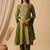 Women Ethnic Motifs Printed Regular Thread Work Kurta with Trousers & With Dupatta
