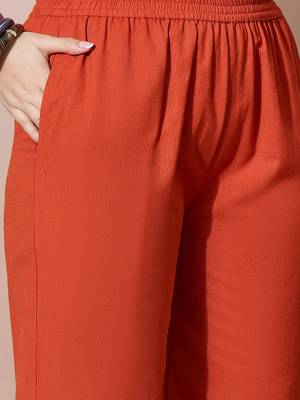 Women Ethnic Motifs Embroidered Regular Thread Work Kurta with Palazzos 3