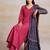 Women Ethnic Motifs Regular Thread Work Kurta with Trousers & With Dupatta