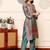 Women Ethnic Motifs Printed Regular Gotta Patti Chanderi Silk Kurta with Trousers