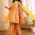 Floral Printed A-Line Kurta With Sharara And Dupatta