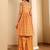 Floral Printed A-Line Kurta With Sharara And Dupatta