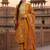 Women Floral Printed Regular Thread Work Kurta with Trousers & With Dupatta
