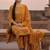 Women Floral Printed Regular Thread Work Kurta with Trousers & With Dupatta