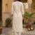 Women Embroidered Regular Thread Work Kurta with Trousers & With Dupatta