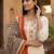 Women Embroidered Regular Thread Work Kurta with Trousers & With Dupatta