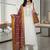 Women Embroidered Regular Thread Work Kurta with Trousers & With Dupatta