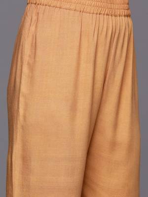 Women Bandhani Printed Empire Gotta Patti Kurta with Trousers & Dupatta 4