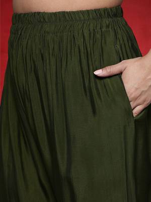 Women Ethnic Motifs Embroidered Kurta with Pyjama & Dupatta 3