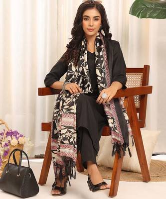 V-Neck Straight Kurta With Trouser 1