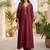 Women Ethnic Motifs Embroidered Regular Thread Work Kurta with Trousers