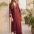 Women Ethnic Motifs Embroidered Regular Thread Work Kurta with Trousers