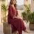 Women Ethnic Motifs Embroidered Regular Thread Work Kurta with Trousers