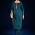 Floral Embroidered Thread Work Straight Kurta With Palazzos
