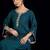 Floral Embroidered Thread Work Straight Kurta With Palazzos