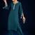 Floral Embroidered Thread Work Straight Kurta With Palazzos