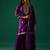 Ethnic Motifs Embroidered Zari Kurta With Sharara & Dupatta