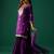 Ethnic Motifs Embroidered Zari Kurta With Sharara & Dupatta