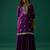 Ethnic Motifs Embroidered Zari Kurta With Sharara & Dupatta