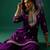 Ethnic Motifs Embroidered Zari Kurta With Sharara & Dupatta