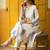 pure cotton ethnic motif printed A line Kurta with Trousers