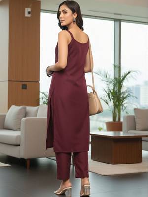 Women Ethnic Motifs Regular Kurta with Trousers & With Dupatta 4