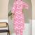 Women Floral Printed Pure Cotton Kurta with Trousers