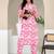 Women Floral Printed Pure Cotton Kurta with Trousers