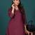 Women Embroidered Regular Thread Work Kurta with Trousers