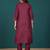 Women Embroidered Regular Thread Work Kurta with Trousers