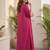 Women Yoke Design Regular Kurta with Trousers