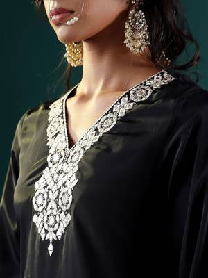 Women Ethnic Motifs Embroidered Regular Mirror Work Kurta with Trousers & With Dupatta 2