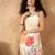 Women Spaghetti strap floral kurta with trousers