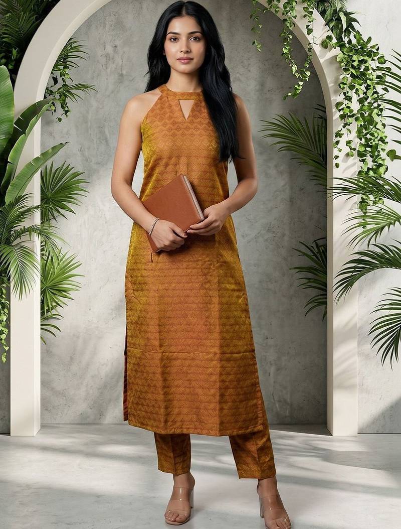 Women Printed Regular Kurta with Trousers
