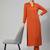 Women Regular Silk Crepe Kurta with Trousers
