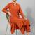 Women Regular Silk Crepe Kurta with Trousers