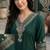 Ethnic Motifs Embroidered Regular Kurta with Trousers & With Dupatta