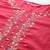 Floral Embroidered Thread Work Kurta With Trousers & Dupatta