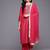 Floral Embroidered Thread Work Kurta With Trousers & Dupatta
