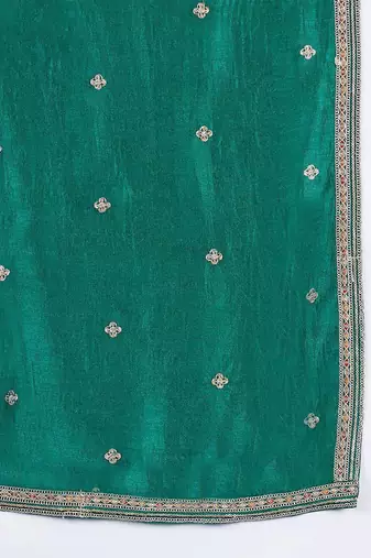 Women Ethnic Motifs Embroidered Kurta with Trousers & Dupatta