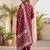 Women Ethnic Motifs Printed Pleated Kurta with Trousers & With Dupatta