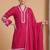 Women Floral Embroidered Regular Thread Work Kurta with Trousers & With Dupatta
