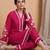 Women Floral Embroidered Regular Thread Work Kurta with Trousers & With Dupatta
