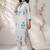 Women Striped Regular Kurta with Trousers