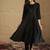 Women Striped Round Neck Gotta Patti Silk Crepe Kurta with Trousers