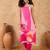 Women Spaghetti strap floral kurta with trousers